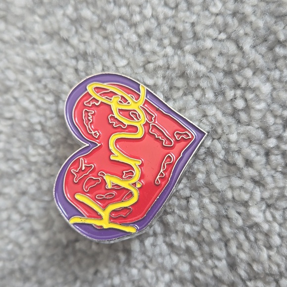 Kind Heart Shaped Pin - Picture 1 of 3